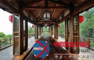 青山碧波间中式福州杯酒话山居休闲会所