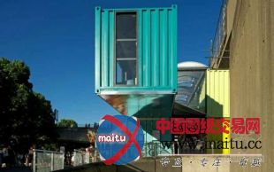 旧物回收英国伦敦集装箱餐厅设计