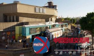 旧物回收英国伦敦集装箱餐厅设计