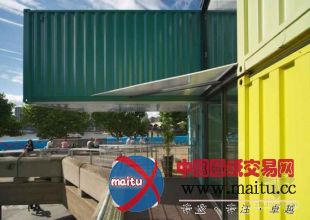 旧物回收英国伦敦集装箱餐厅设计