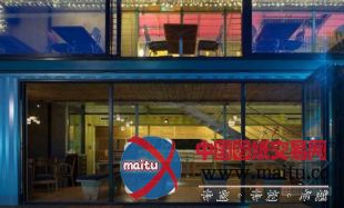 旧物回收英国伦敦集装箱餐厅设计