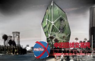 brandon martella设计的圣地亚哥垂直城市农场