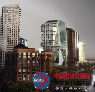 brandon martella设计的圣地亚哥垂直城市农场