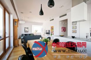 波兰宽敞舒适的阁楼住宅设计