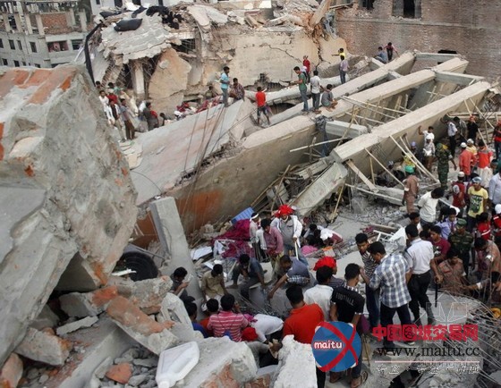 孟加拉大楼坍塌 或因违规施工 至少83死700余伤