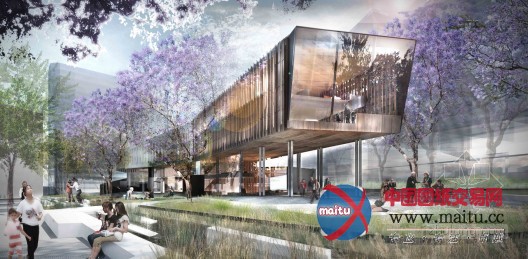 ASPEC的澳大利亚“绿荫广场图书馆”参赛作品