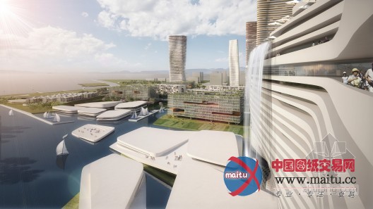 ATENASTUDIO设计的无锡蠡湖区综合规划方案