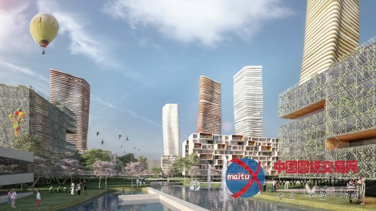 ATENASTUDIO设计的无锡蠡湖区综合规划方案