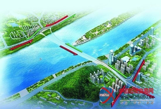 长沙第一条盾构过江的湘江隧道双线贯通