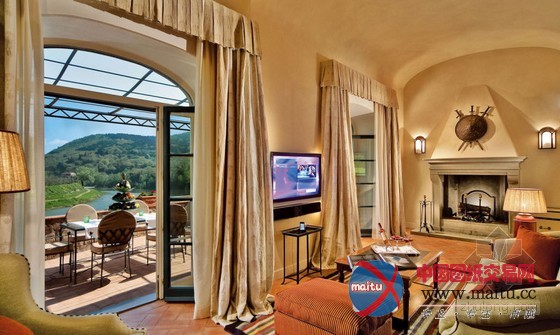 意大利托斯卡纳拉马萨别墅酒店装饰设计