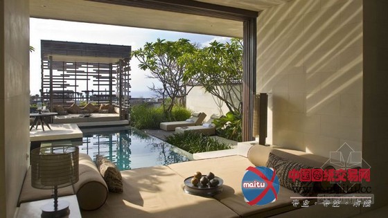 简约时尚环保型的巴厘岛乌鲁瓦图酒店设计