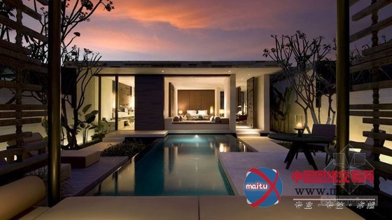 简约时尚环保型的巴厘岛乌鲁瓦图酒店设计