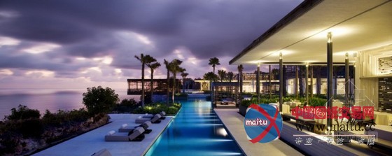 简约时尚环保型的巴厘岛乌鲁瓦图酒店设计