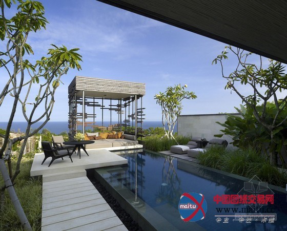 简约时尚环保型的巴厘岛乌鲁瓦图酒店设计