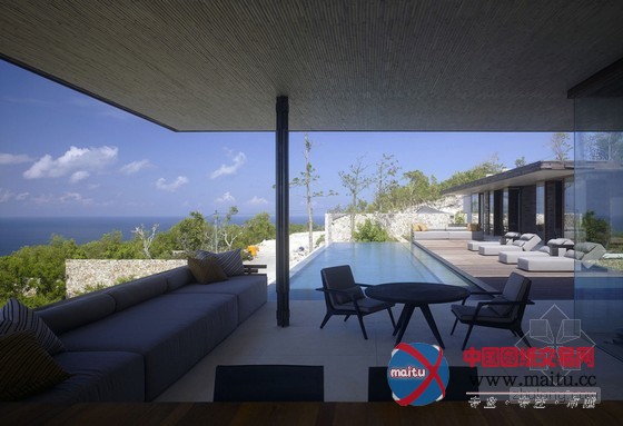 简约时尚环保型的巴厘岛乌鲁瓦图酒店设计