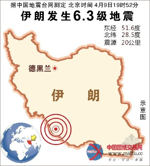 伊朗6.1级地震已致30人死亡