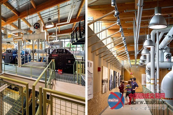 Centerbrook设计的Hotchkiss学校绿色起伏屋顶