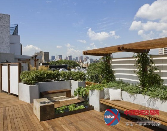 Melissa Baker和Jon Handley联合设计曼哈顿屋顶花园