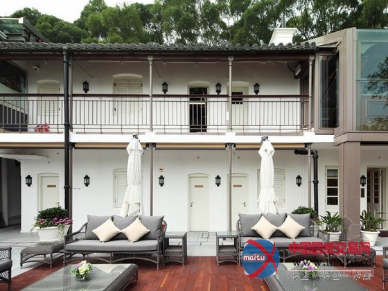 渔村风情的香港大澳文物酒店设计