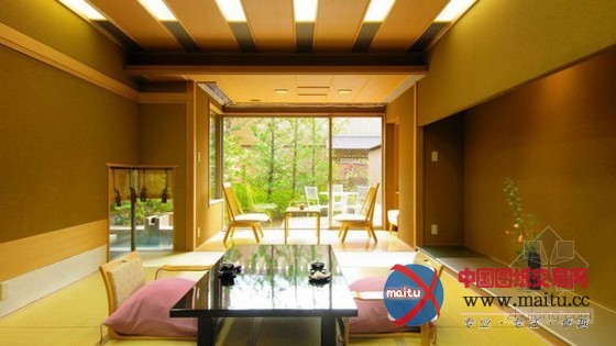 日本长野县界松本温泉旅馆设计-室内设计-中国