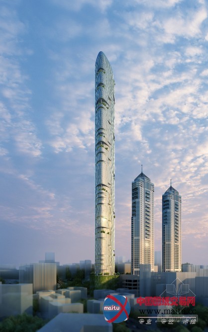 Adrian Smith和Gordon Gill设计的孟买最高摩天大楼