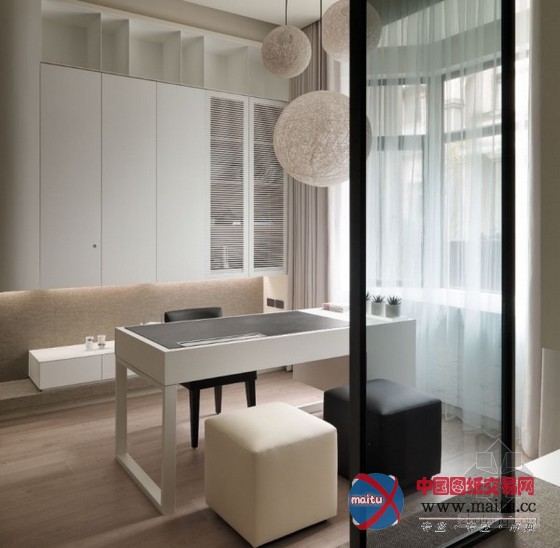 清新独特极具现代特色的台湾公寓