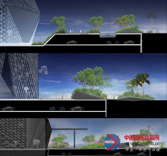 HM White设计的阿卜杜拉国王金融区会议中心公共景观