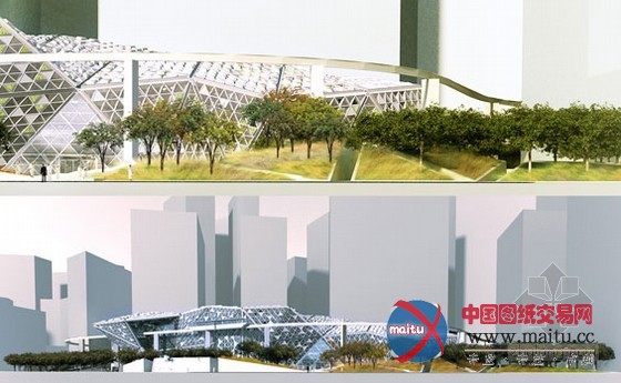 HM White设计的阿卜杜拉国王金融区会议中心公共景观