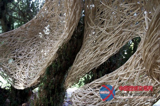 艺术家Laura Bacon用柳树编织的强大雕塑