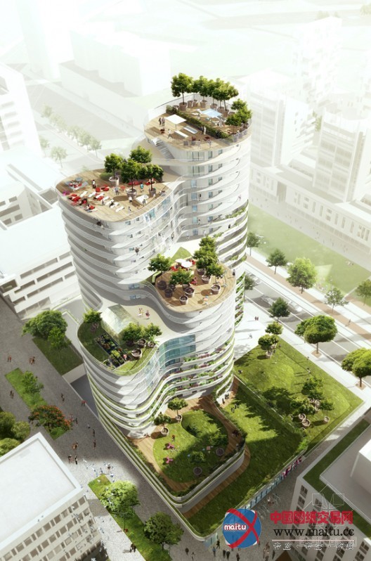 Hamonic + Masson设计的法国南斯公寓住宅