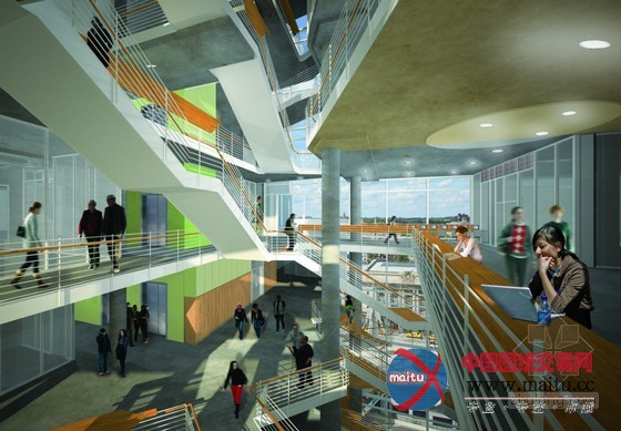 Behnisch设计的美国JFA法学中心