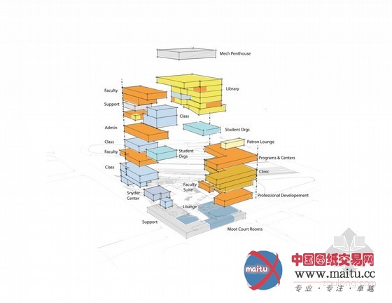 Behnisch设计的美国JFA法学中心
