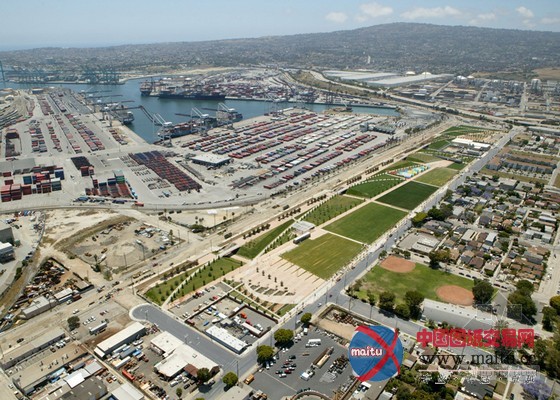 Saskai事务所设计的洛杉矶滨水公园