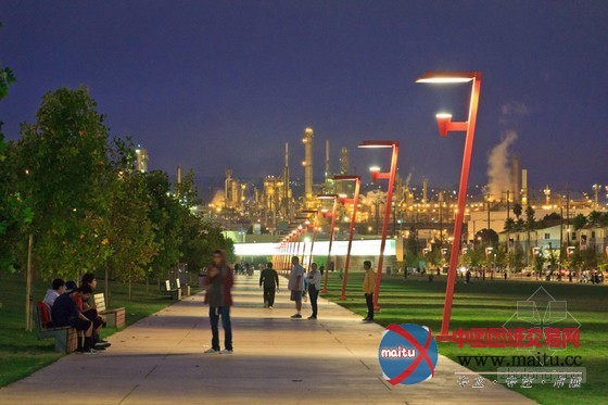 Saskai事务所设计的洛杉矶滨水公园