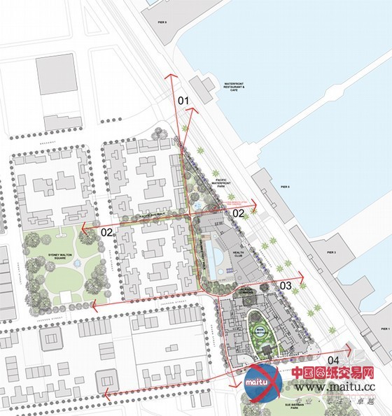 PWP设计的华盛顿八号街综合景观项目