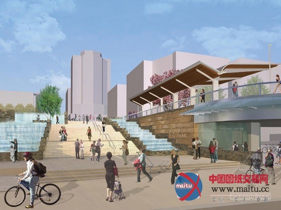 佐佐木公司设计的美国菲利斯•W•斯梅尔滨河公园