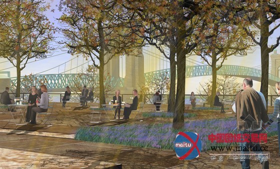 佐佐木公司设计的美国菲利斯•W•斯梅尔滨河公园