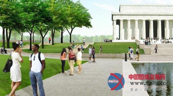 林肯纪念堂及倒影池景观改造项目
