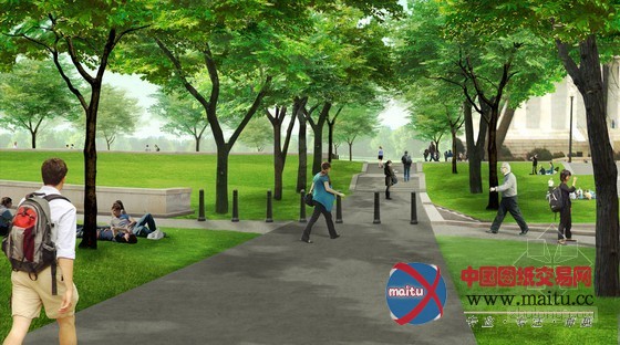 林肯纪念堂及倒影池景观改造项目