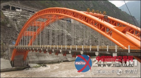 柳工欧维姆对四川雅安瀑布沟大桥加固完毕