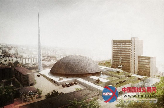 OODA设计的普里什蒂纳中央清真寺竞标方案