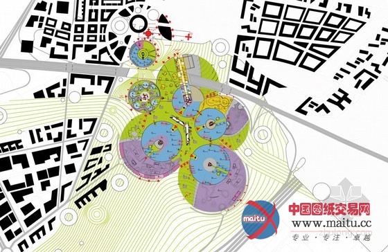 Manuelle Gautrand Architecture设计的欧罗巴城规划参赛作品