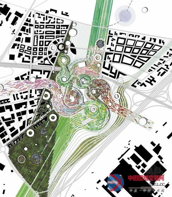 Manuelle Gautrand Architecture设计的欧罗巴城规划参赛作品