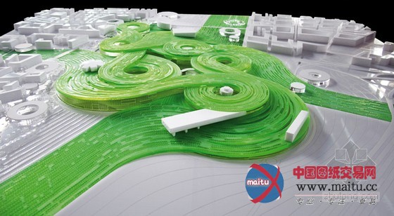 Manuelle Gautrand Architecture设计的欧罗巴城规划参赛作品