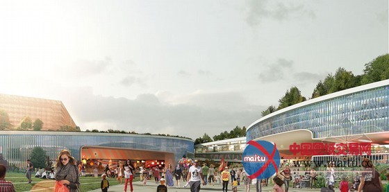 Manuelle Gautrand Architecture设计的欧罗巴城规划参赛作品