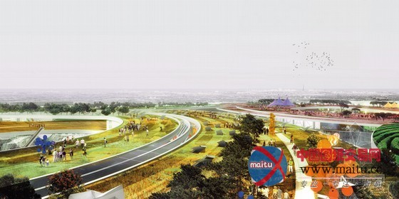 Manuelle Gautrand Architecture设计的欧罗巴城规划参赛作品