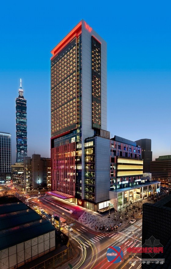 W酒店全球第39家酒店 台北W酒店装修设计