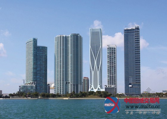 扎哈·哈迪德设计的美国迈阿密60层摩天大楼