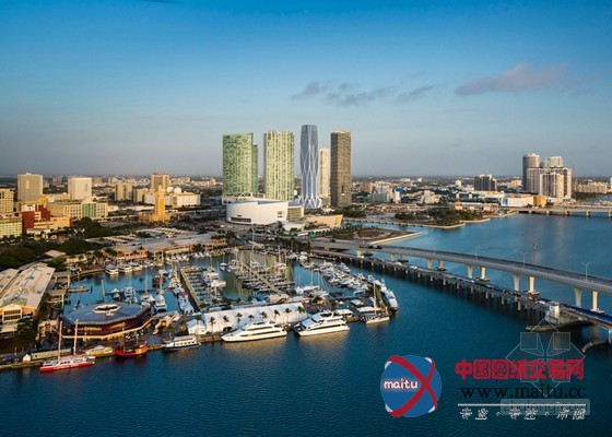 扎哈·哈迪德设计的美国迈阿密60层摩天大楼