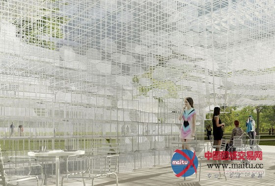 藤本壮介设计的2013蛇形画廊即将完工